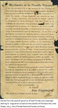 Treaty signed ceding the Floridas from Spain to the United States