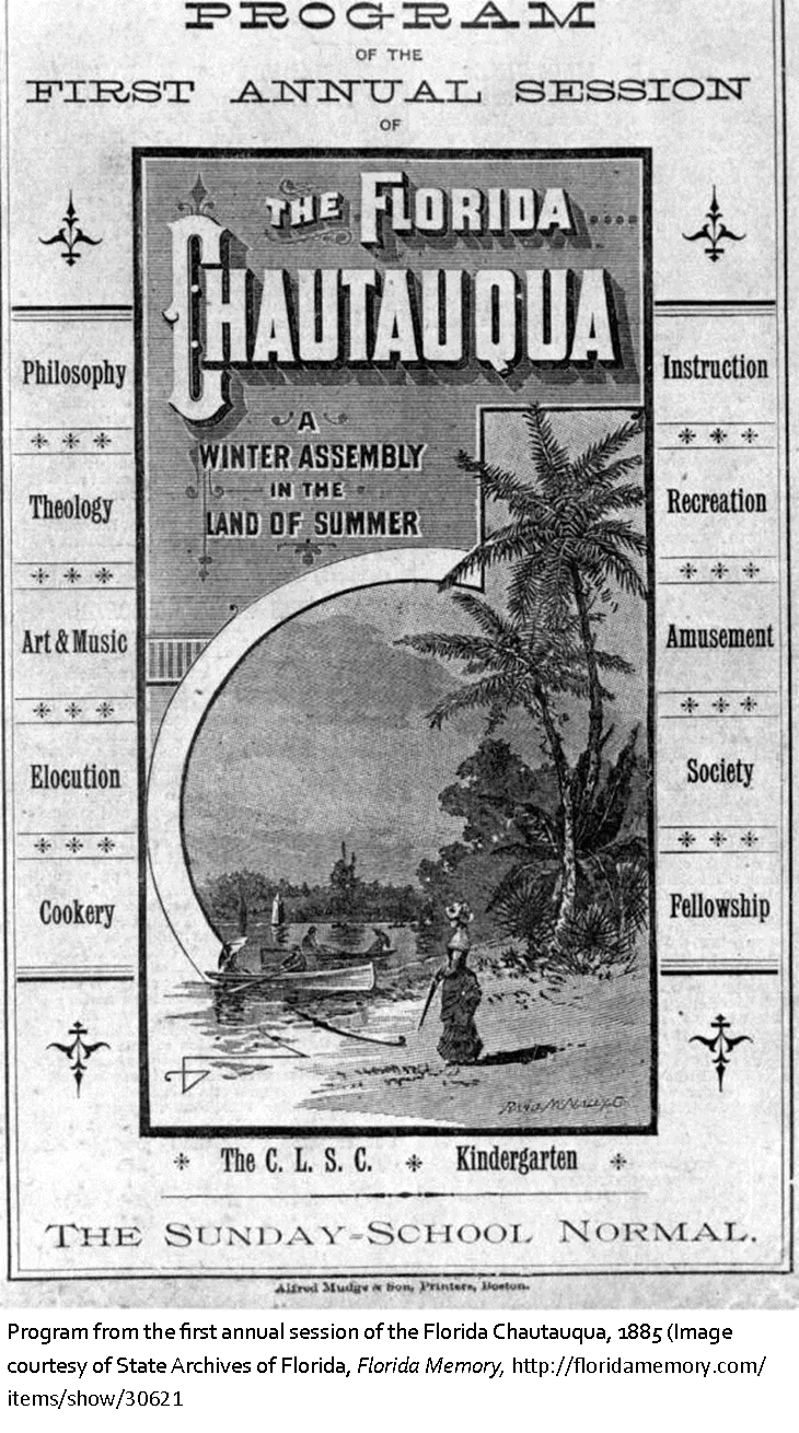 The first Florida Chautauqua Winter Assembly The first Florida Chautauqua Winter Assembly