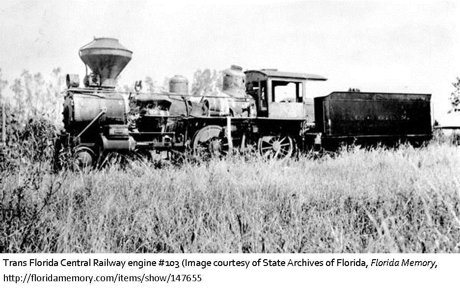 The Trans-Florida Central Railway was incorporated