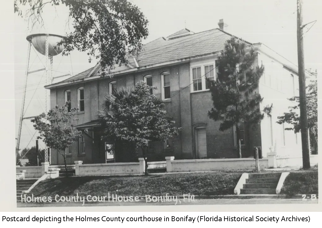 Holmes County was created Holmes County was created