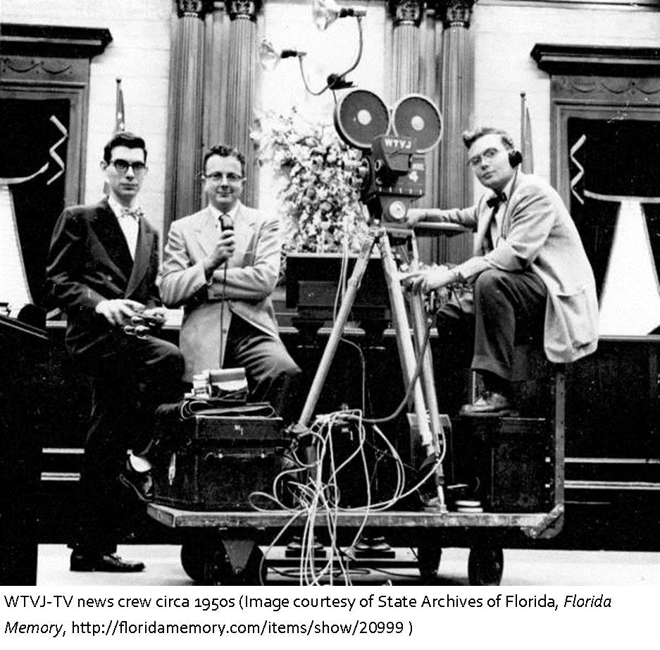 Miami’s first television station aired its first broadcast